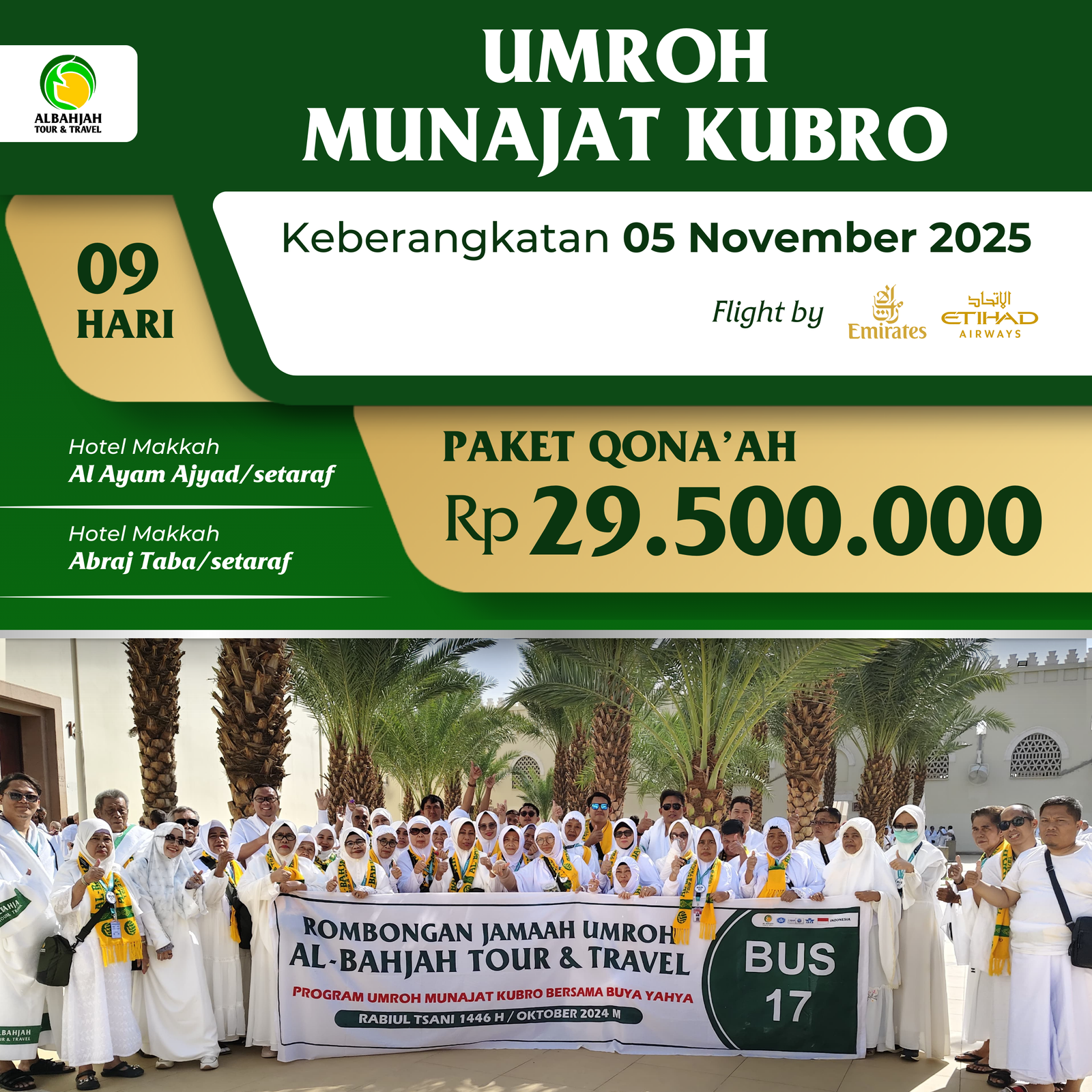 Paket Munajat Kubro (5 November 2025)