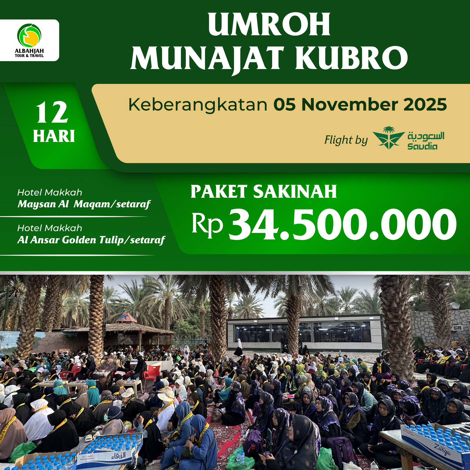 Paket Munajat Kubro - Sakinah (5 November 2025)