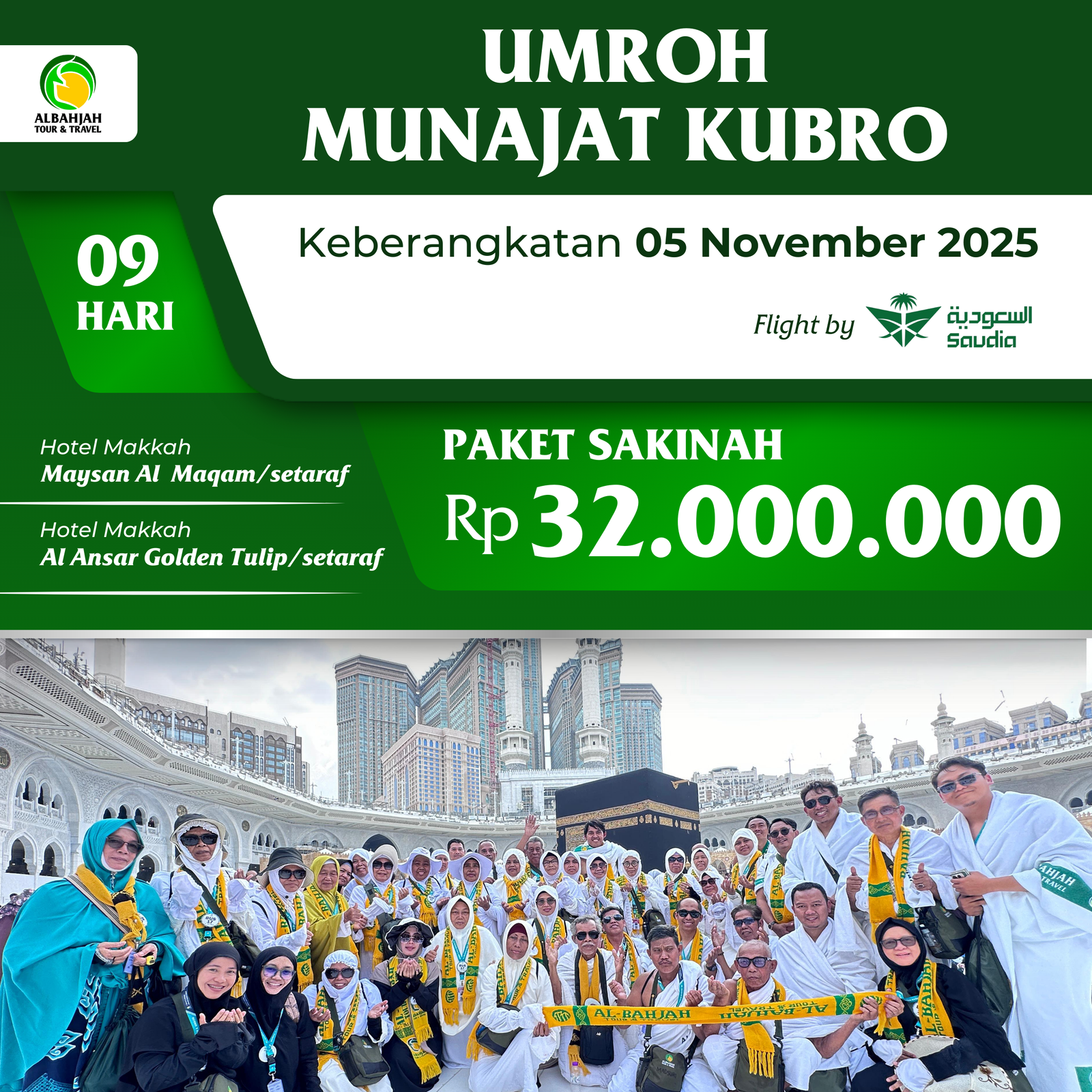Paket Munajat Kubro - Sakinah (5 November 2025)