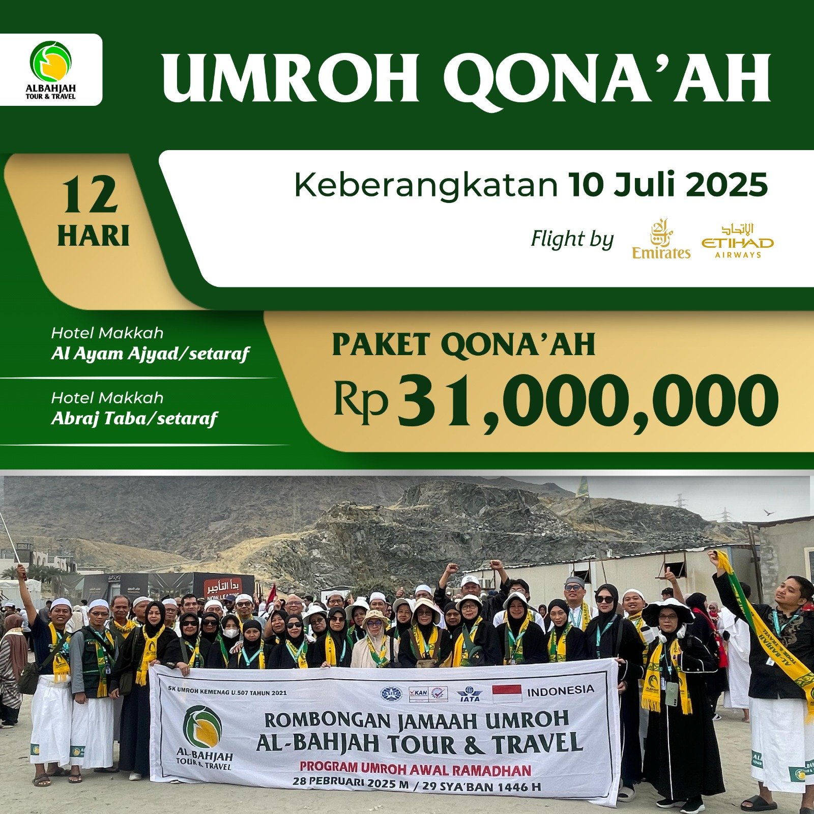 Paket Qonaah (10 Juli 2025)