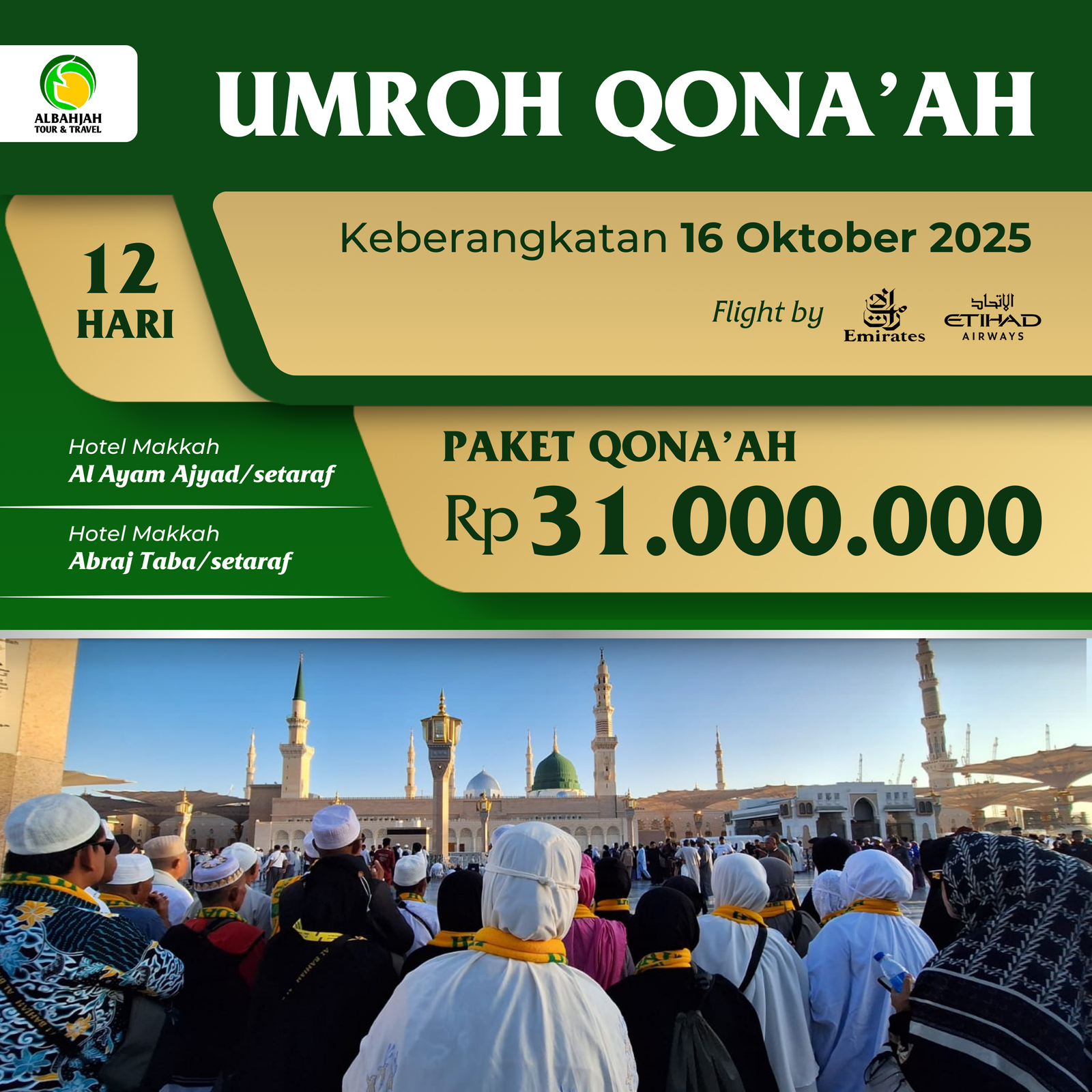 Paket Qonaah (16 Oktober 2025)