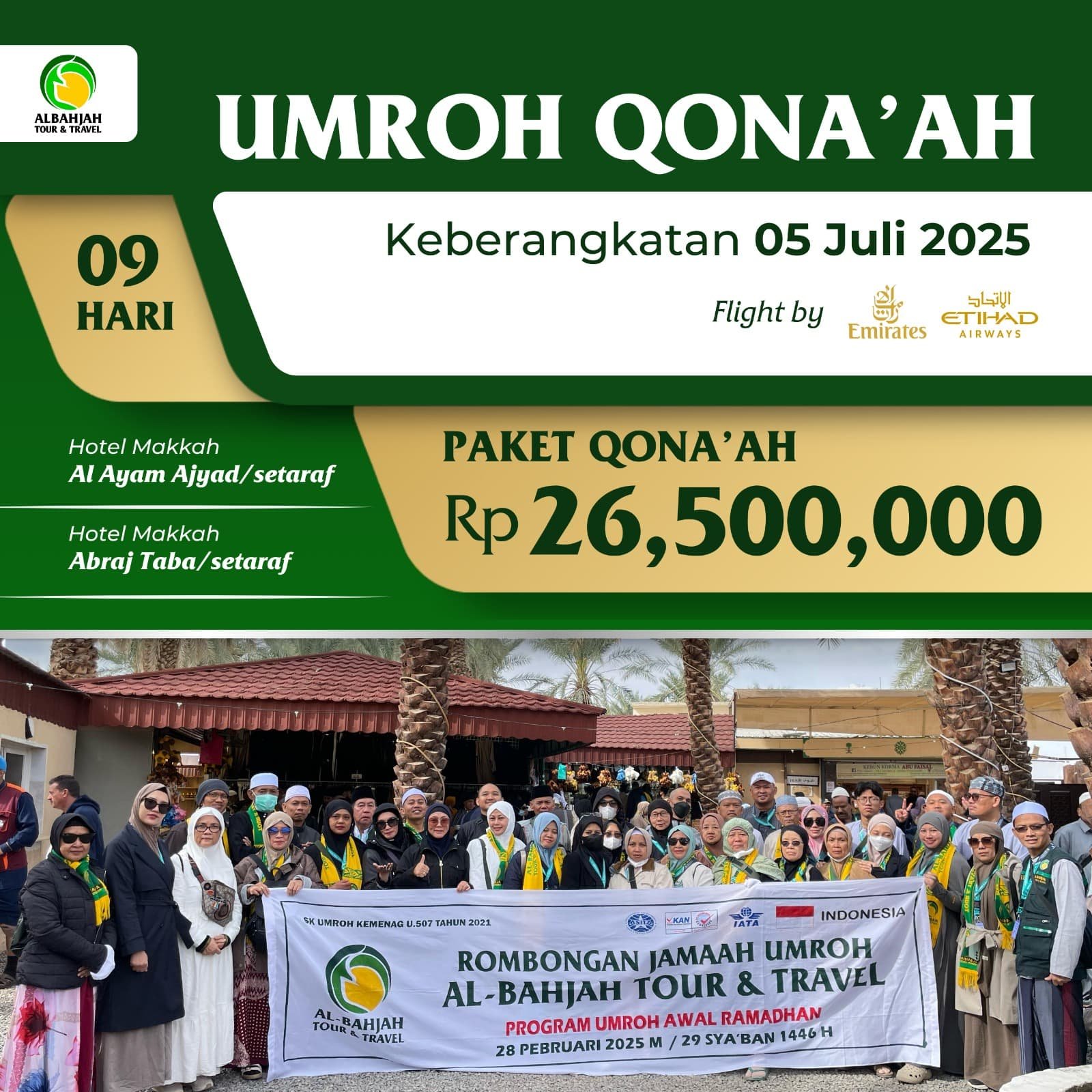 Paket Qonaah (5 Juli 2025)
