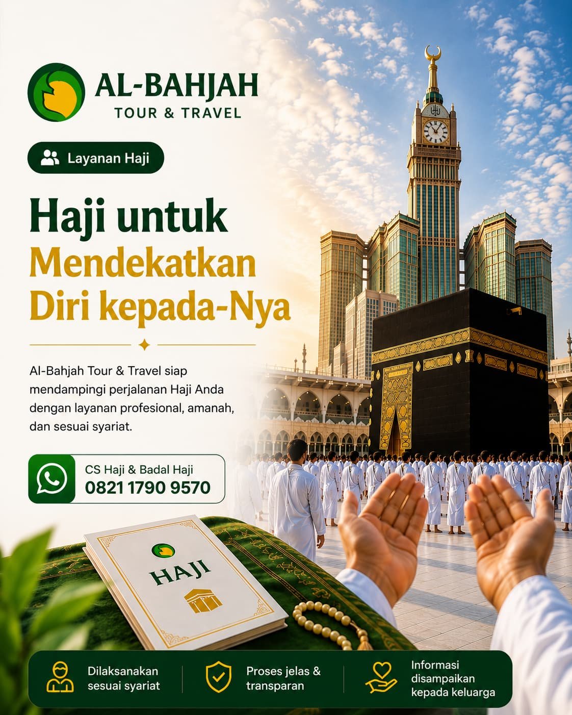 Perjalanan ibadah Haji bersama Al-Bahjah Travel