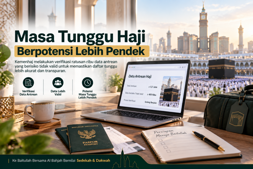 Masa tunggu haji berpotensi lebih pendek setelah verifikasi data antrean