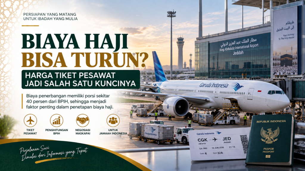 Biaya haji dan harga tiket pesawat dalam pembahasan BPIH