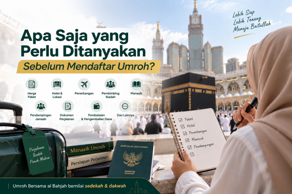 Pertanyaan penting sebelum mendaftar umroh