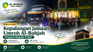 Kepulangan 45 jamaah Al-Bahjah dari Program Umroh Reguler 9 Hari