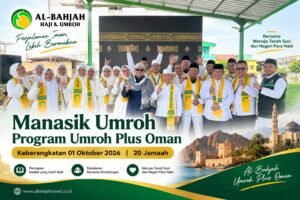 Manasik 20 jamaah Program Umroh Plus Oman Al-Bahjah sebelum keberangkatan 1 Oktober 2026
