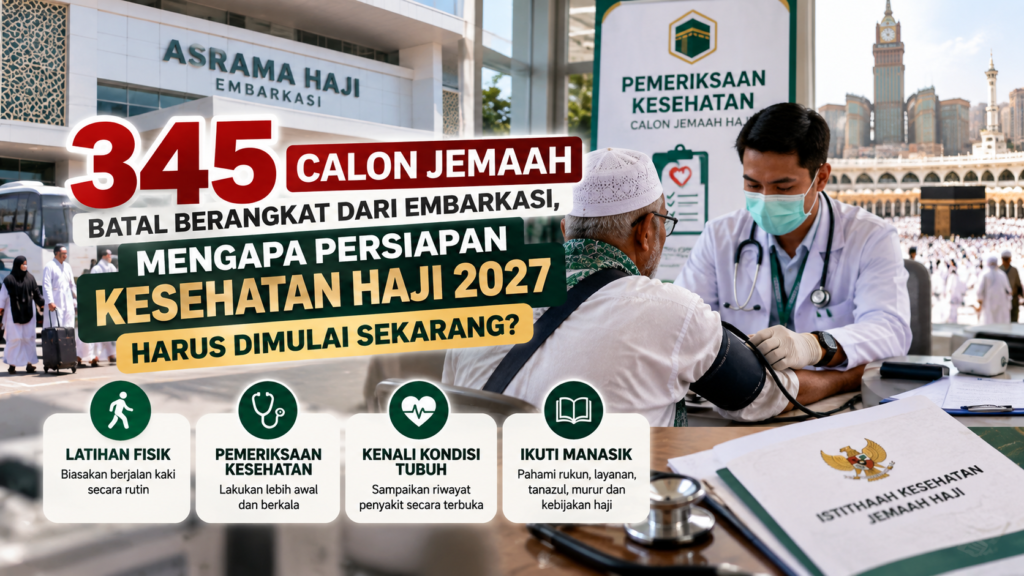 Persiapan kesehatan calon jemaah Haji 2027