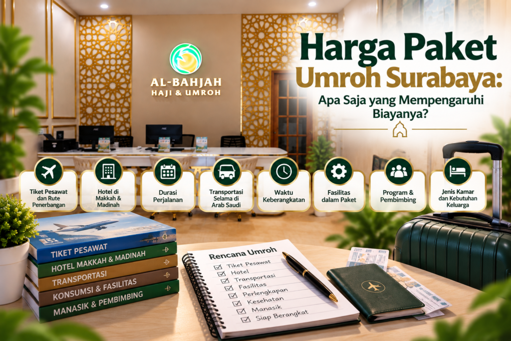 Harga paket umroh Surabaya dan faktor yang memengaruhi biaya