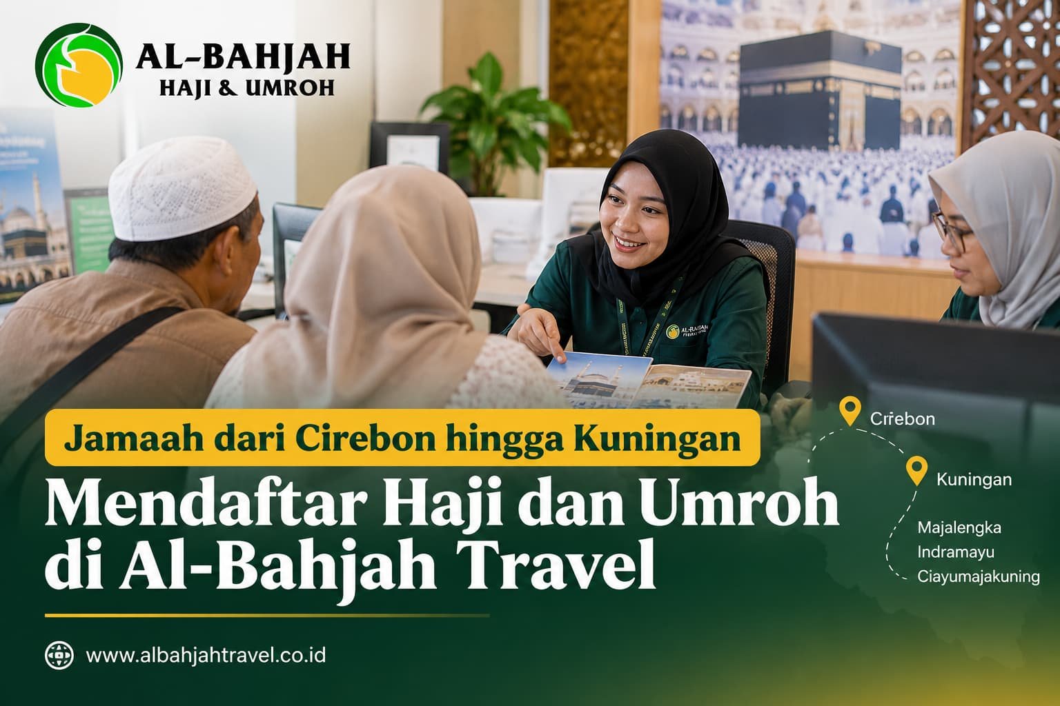 Jamaah dari Cirebon hingga Kuningan mendaftar Haji dan Umroh di Al-Bahjah Travel