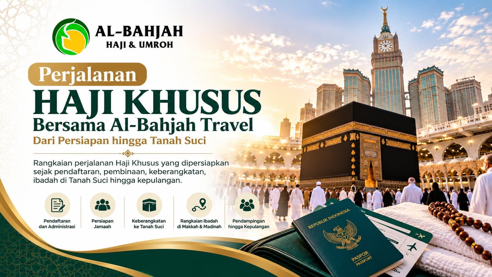 Perjalanan Haji Khusus bersama Al-Bahjah Travel dari persiapan hingga Tanah Suci