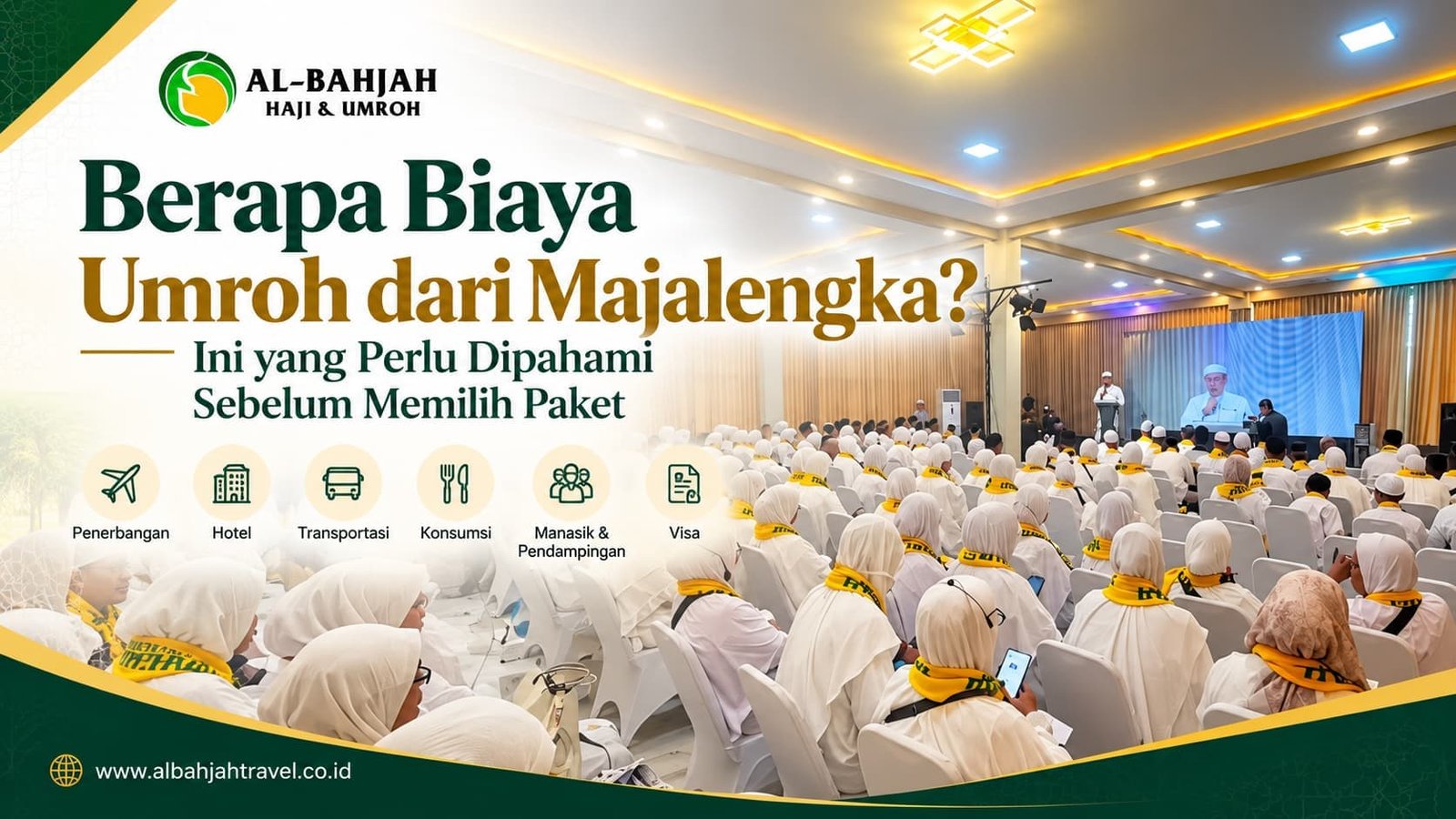 Jamaah Al-Bahjah Travel dari Majalengka mengikuti perjalanan Umroh bersama keluarga